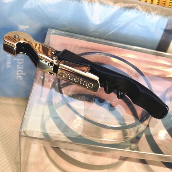 Kate Spade & Bamboodah 'Bamboo & Blue' Picnic Wine Tote Quad Bundle, NWT - Picture 11 of 12